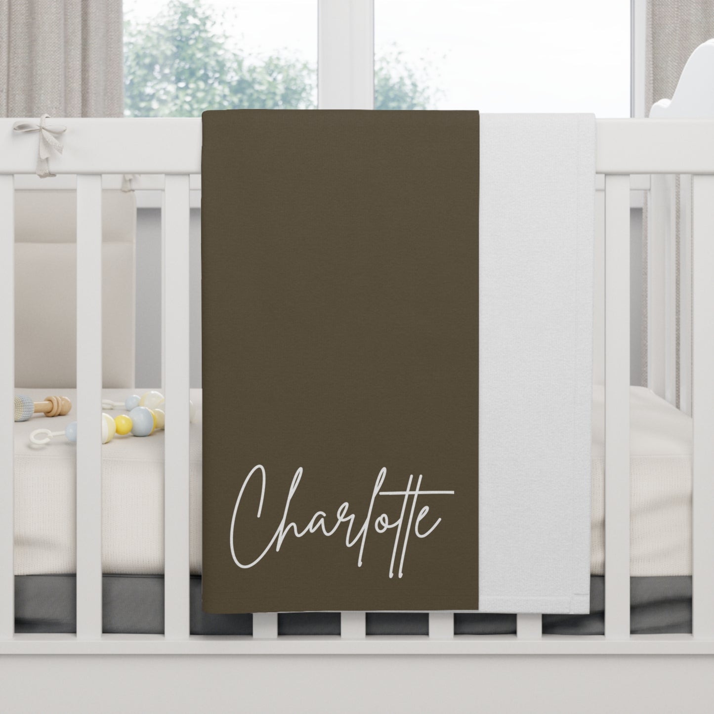 Personalized Baby Name Fleece Blanket