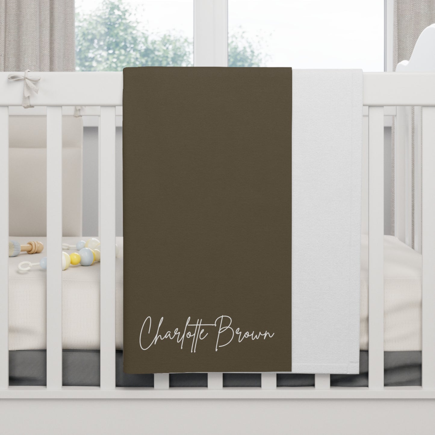 Personalized Baby Name Fleece Blanket