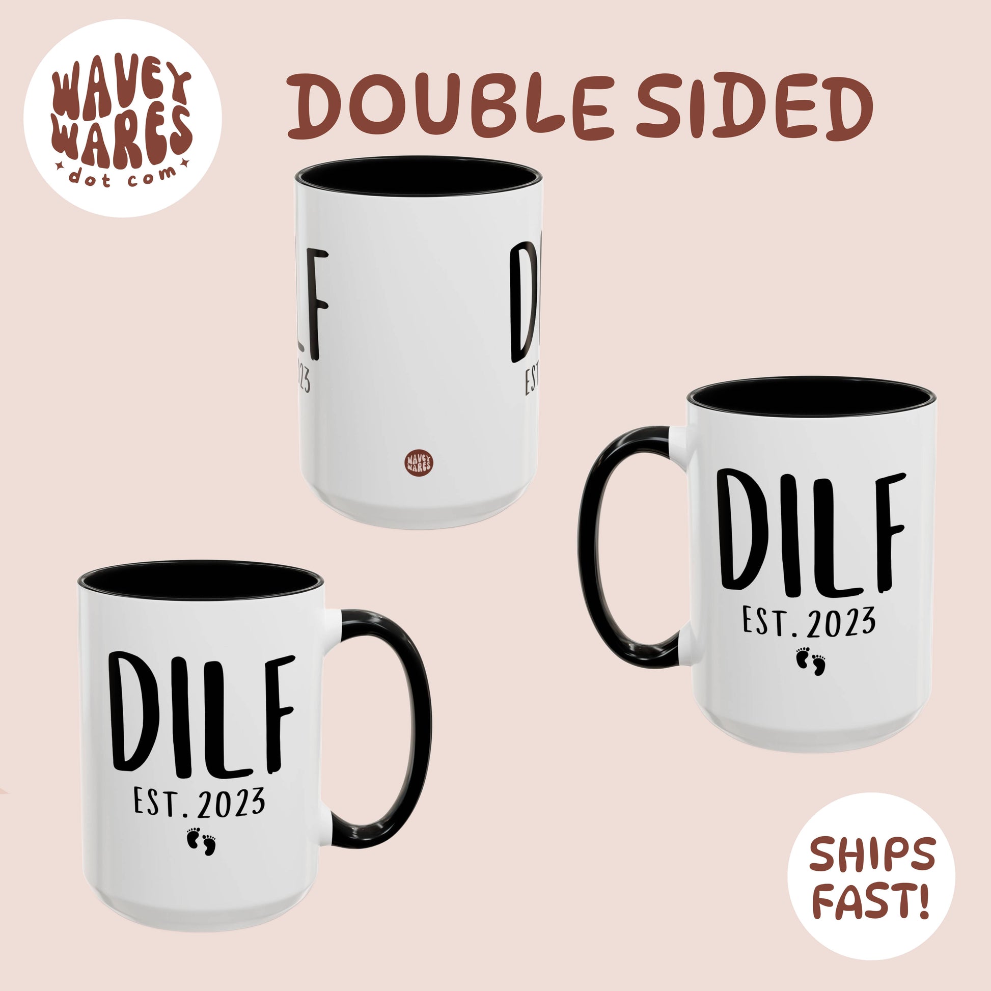 double sided background coffee mug waveywares wavey wares wavywares wavy wares