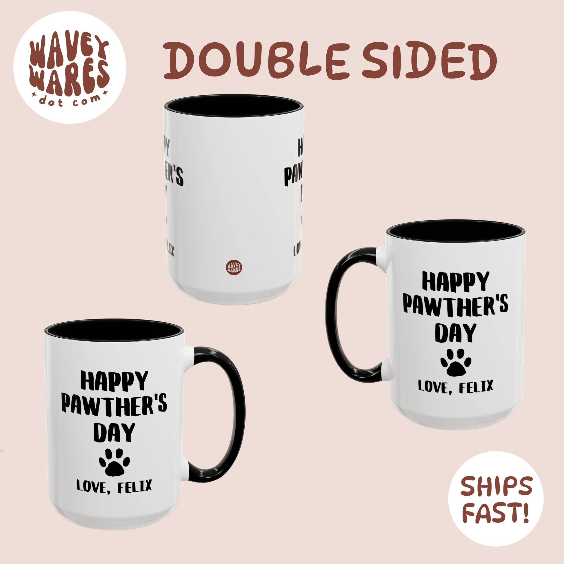 double sided background coffee mug waveywares wavey wares wavywares wavy wares