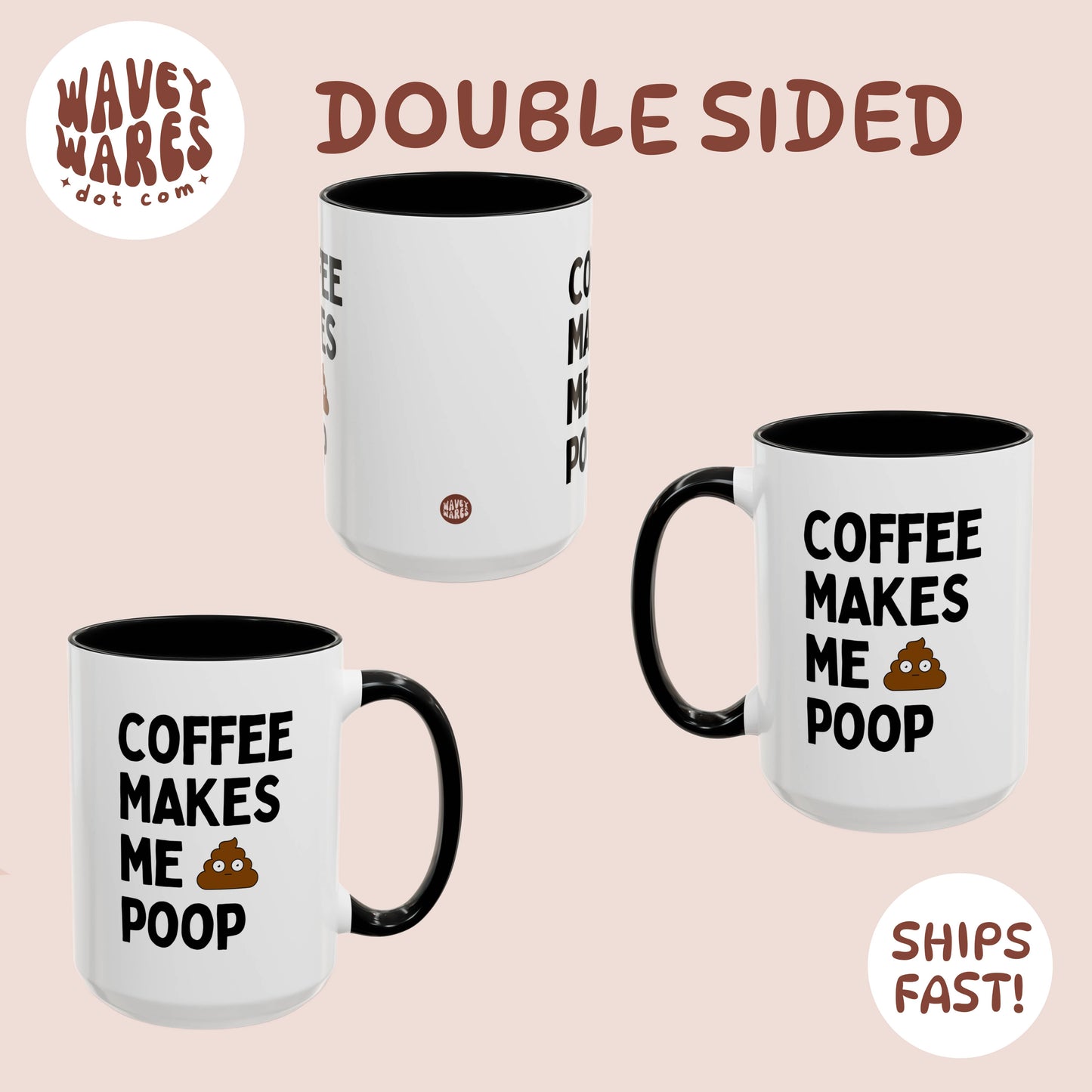 double sided background coffee mug waveywares wavey wares wavywares wavy wares