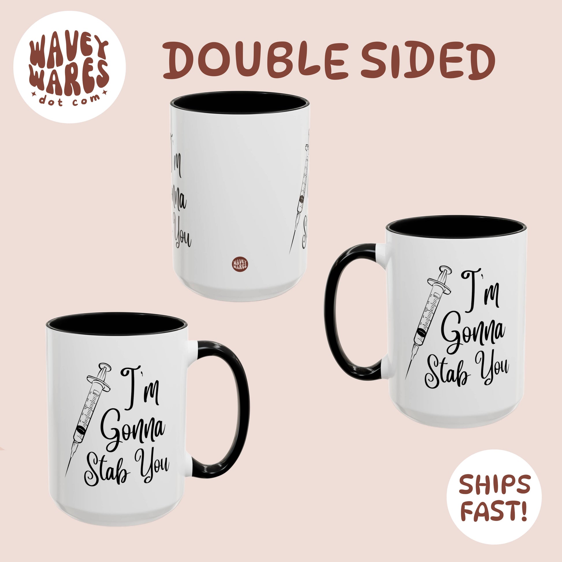 double sided background coffee mug waveywares wavey wares wavywares wavy wares