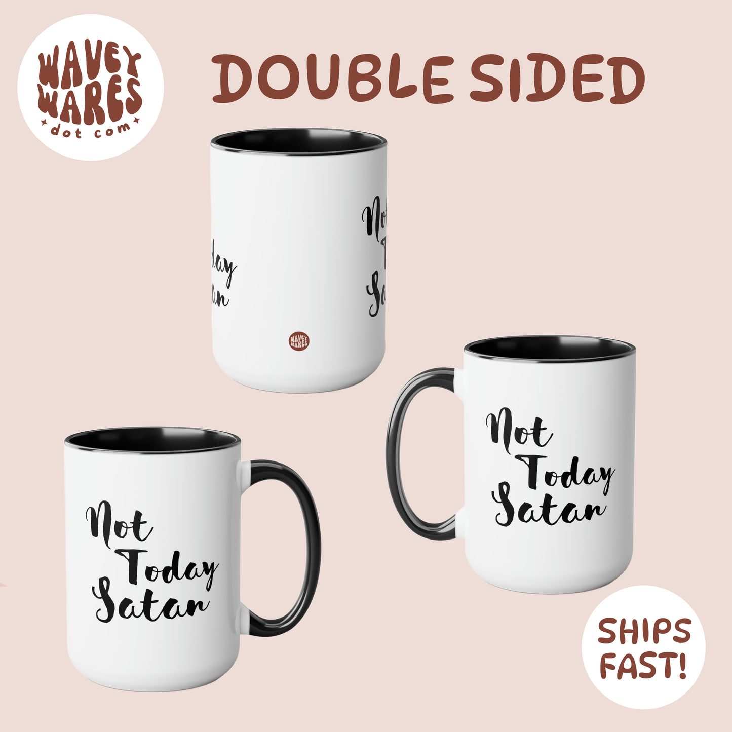 double sided background coffee mug waveywares wavey wares wavywares wavy wares