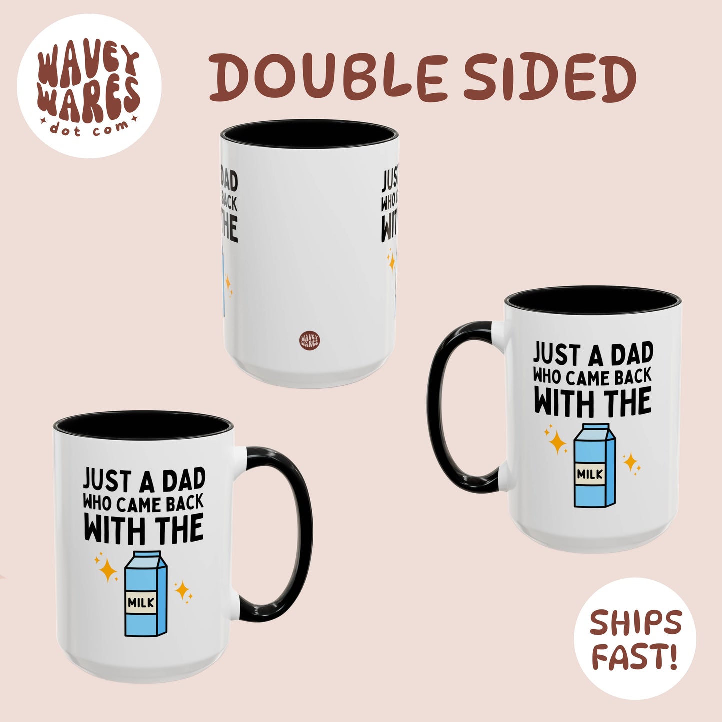 double sided background coffee mug waveywares wavey wares wavywares wavy wares