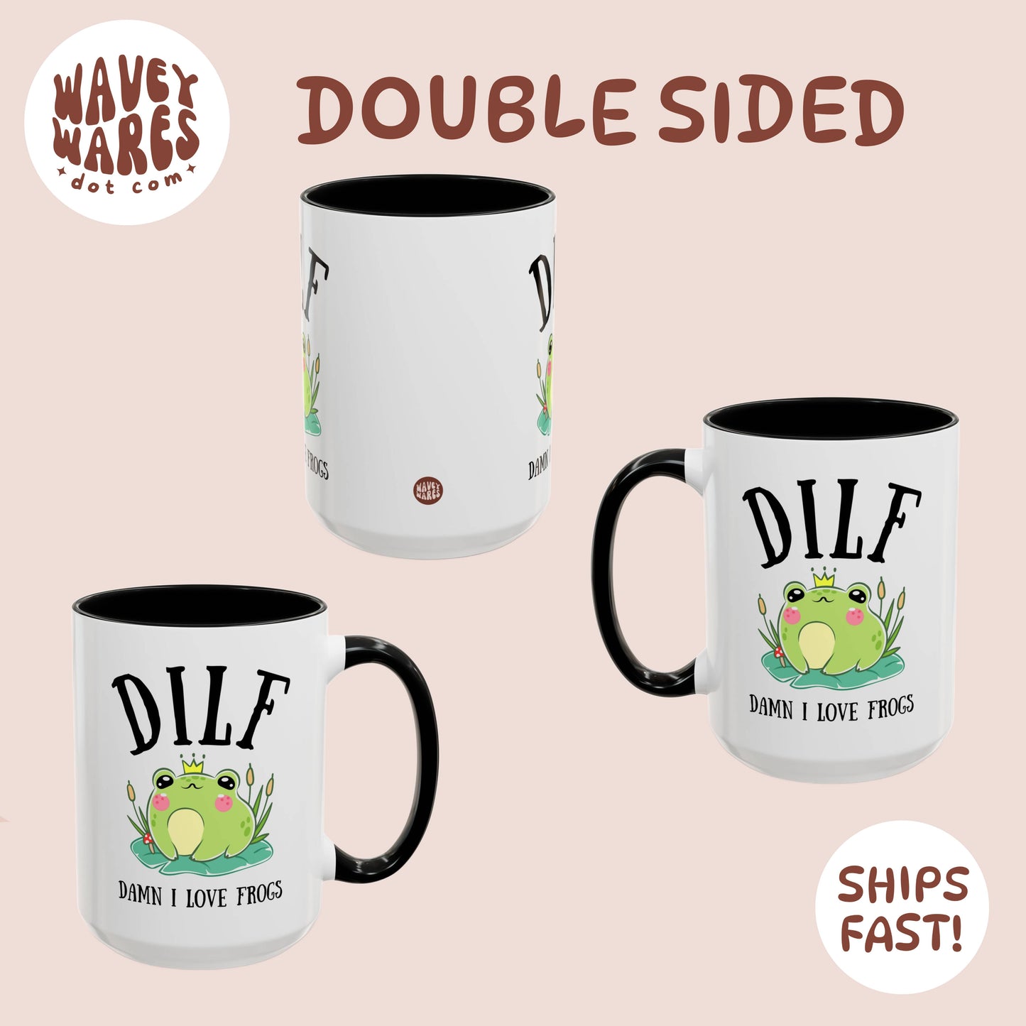 double sided background coffee mug waveywares wavey wares wavywares wavy wares