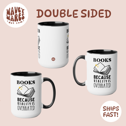 double sided background coffee mug waveywares wavey wares wavywares wavy wares