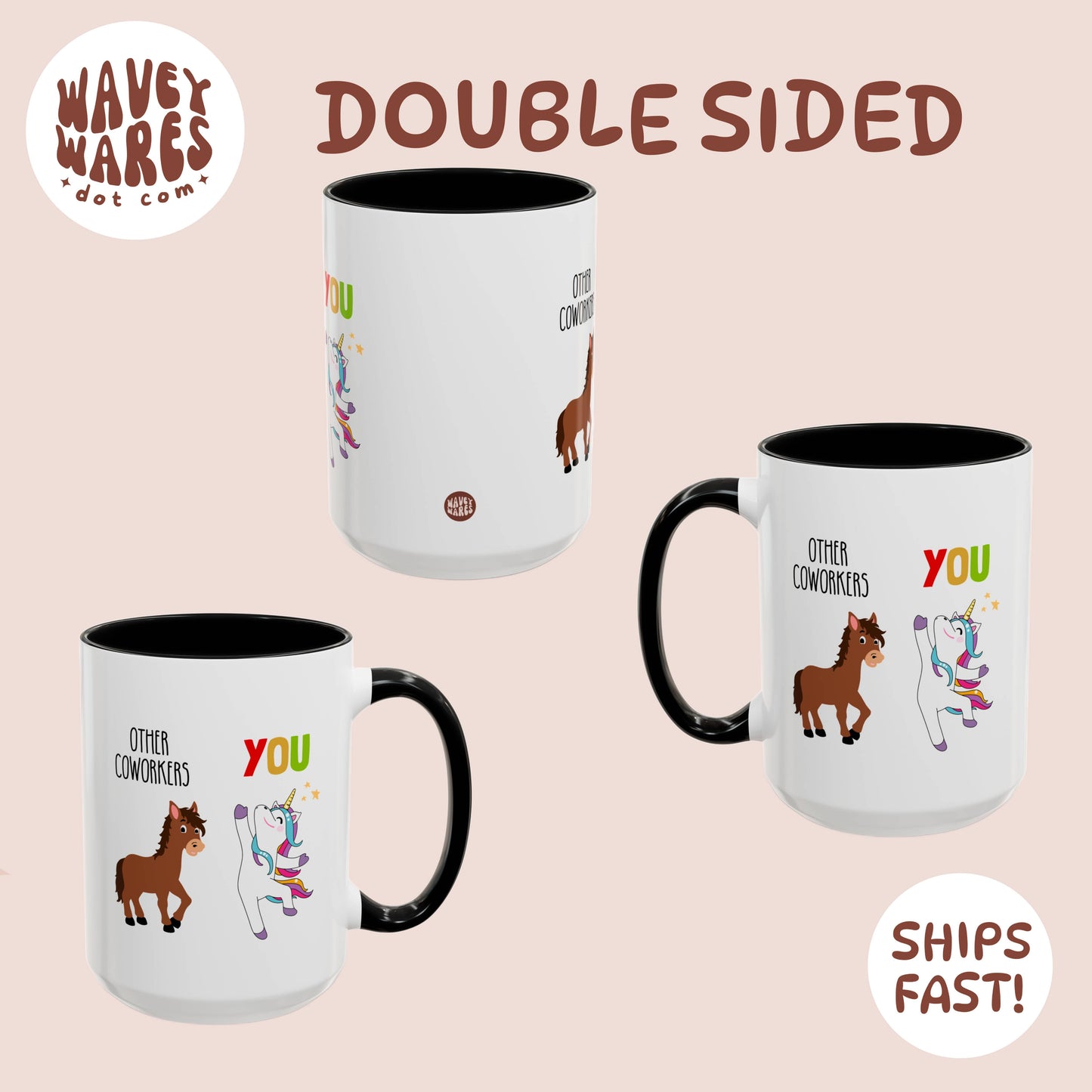 double sided background coffee mug waveywares wavey wares wavywares wavy wares