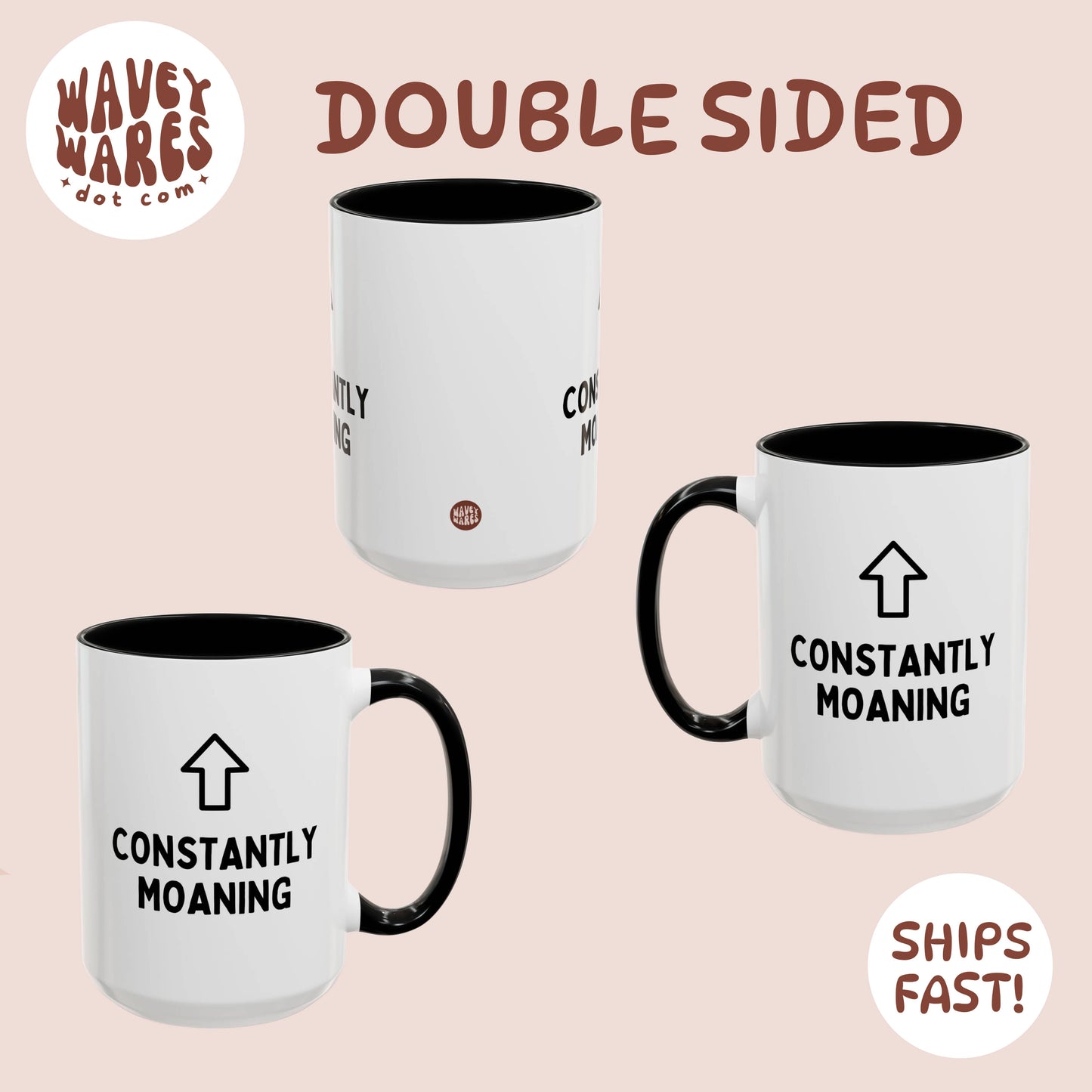 double sided background coffee mug waveywares wavey wares wavywares wavy wares