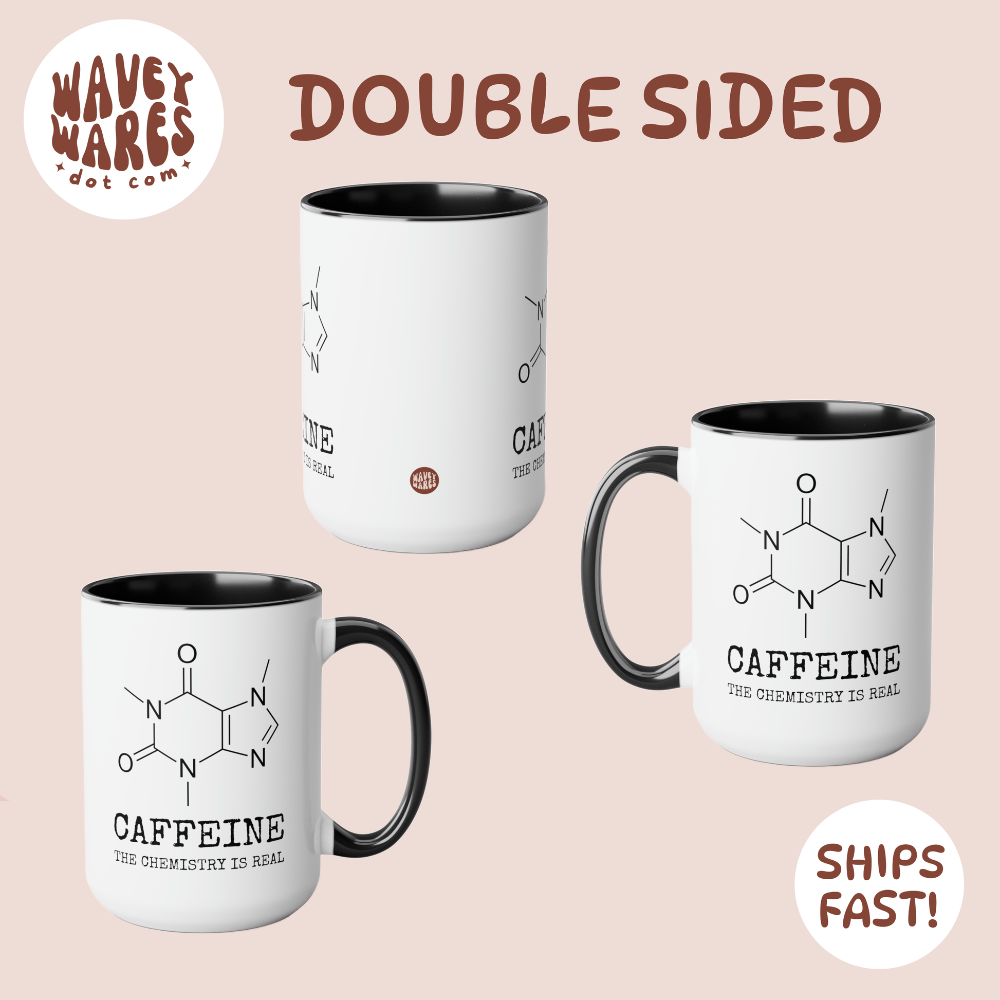 double sided background coffee mug waveywares wavey wares wavywares wavy wares