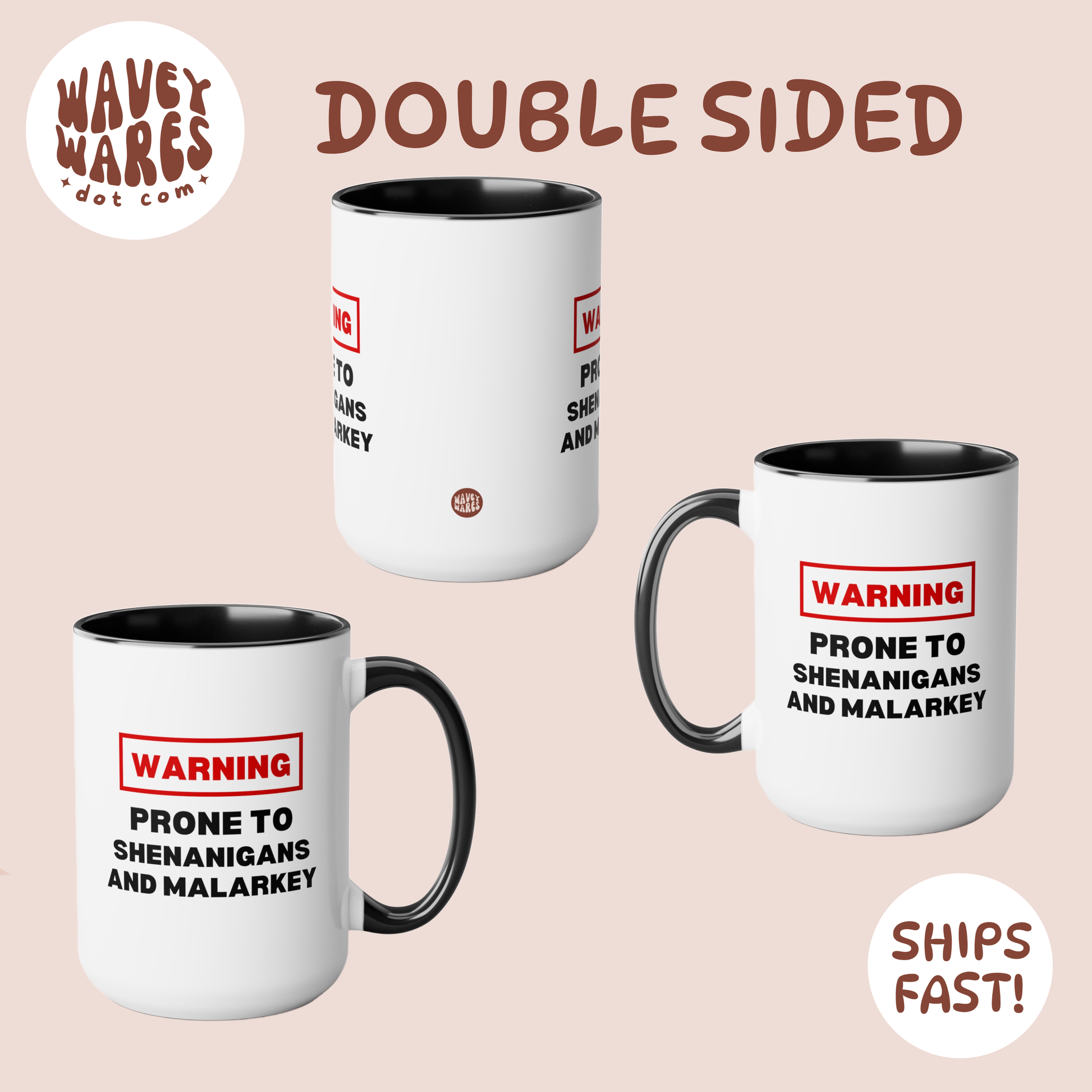 double sided background coffee mug waveywares wavey wares wavywares wavy wares