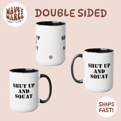 double sided background coffee mug waveywares wavey wares wavywares wavy wares