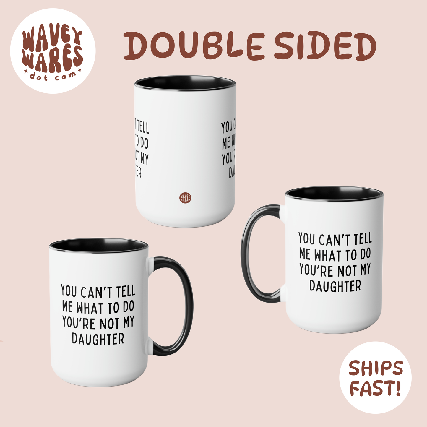 double sided background coffee mug waveywares wavey wares wavywares wavy wares