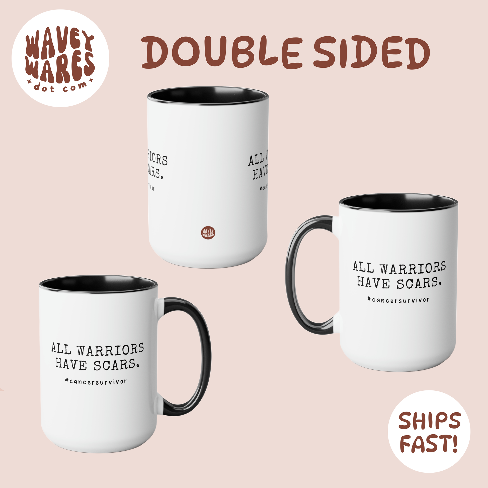 double sided background coffee mug waveywares wavey wares wavywares wavy wares