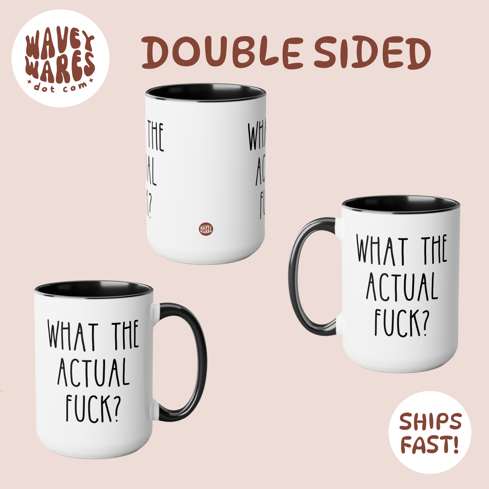 double sided background coffee mug waveywares wavey wares wavywares wavy wares