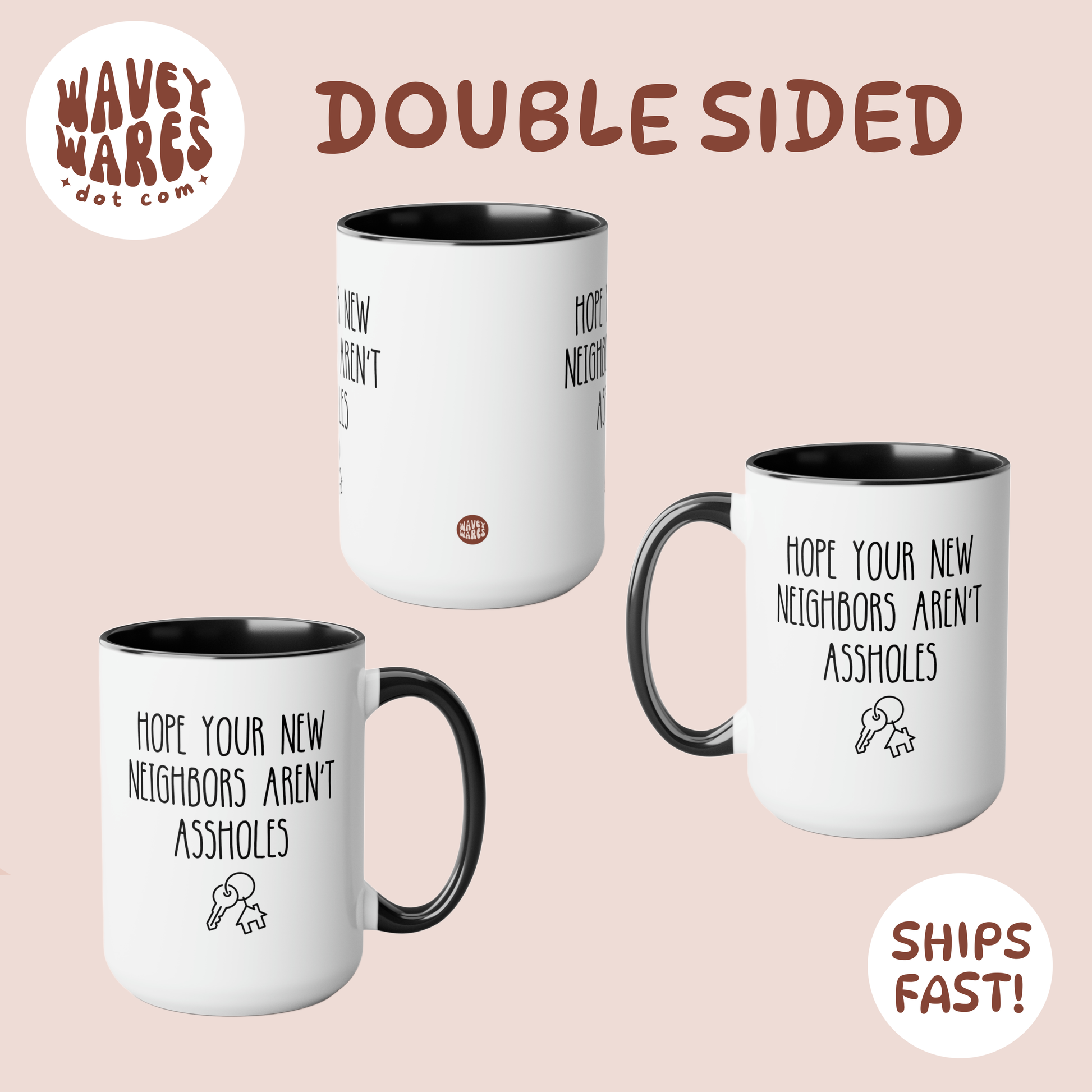 double sided background coffee mug waveywares wavey wares wavywares wavy wares