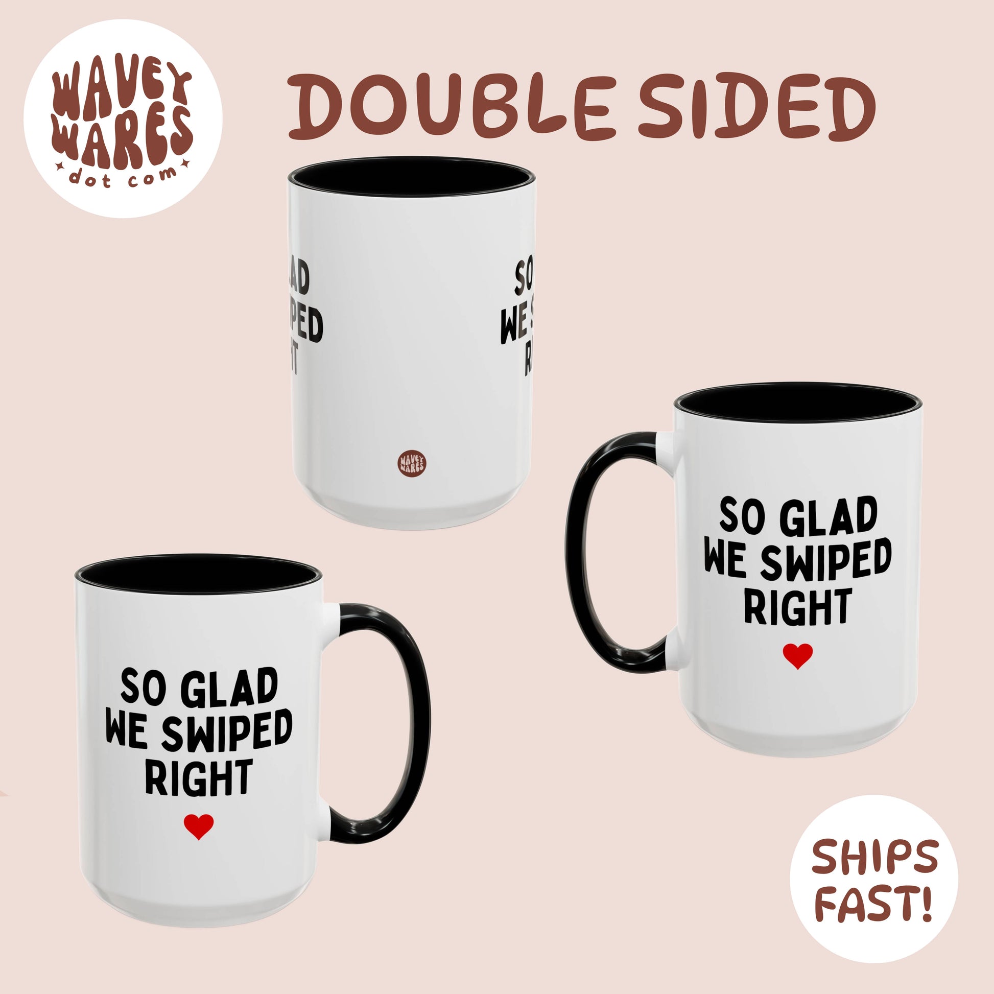 double sided background coffee mug waveywares wavey wares wavywares wavy wares