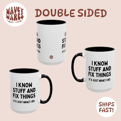 double sided background coffee mug waveywares wavey wares wavywares wavy wares