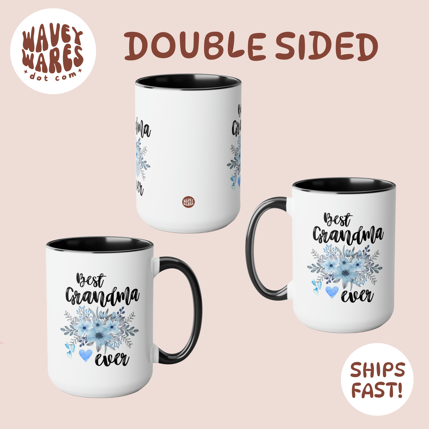 double sided background coffee mug waveywares wavey wares wavywares wavy wares