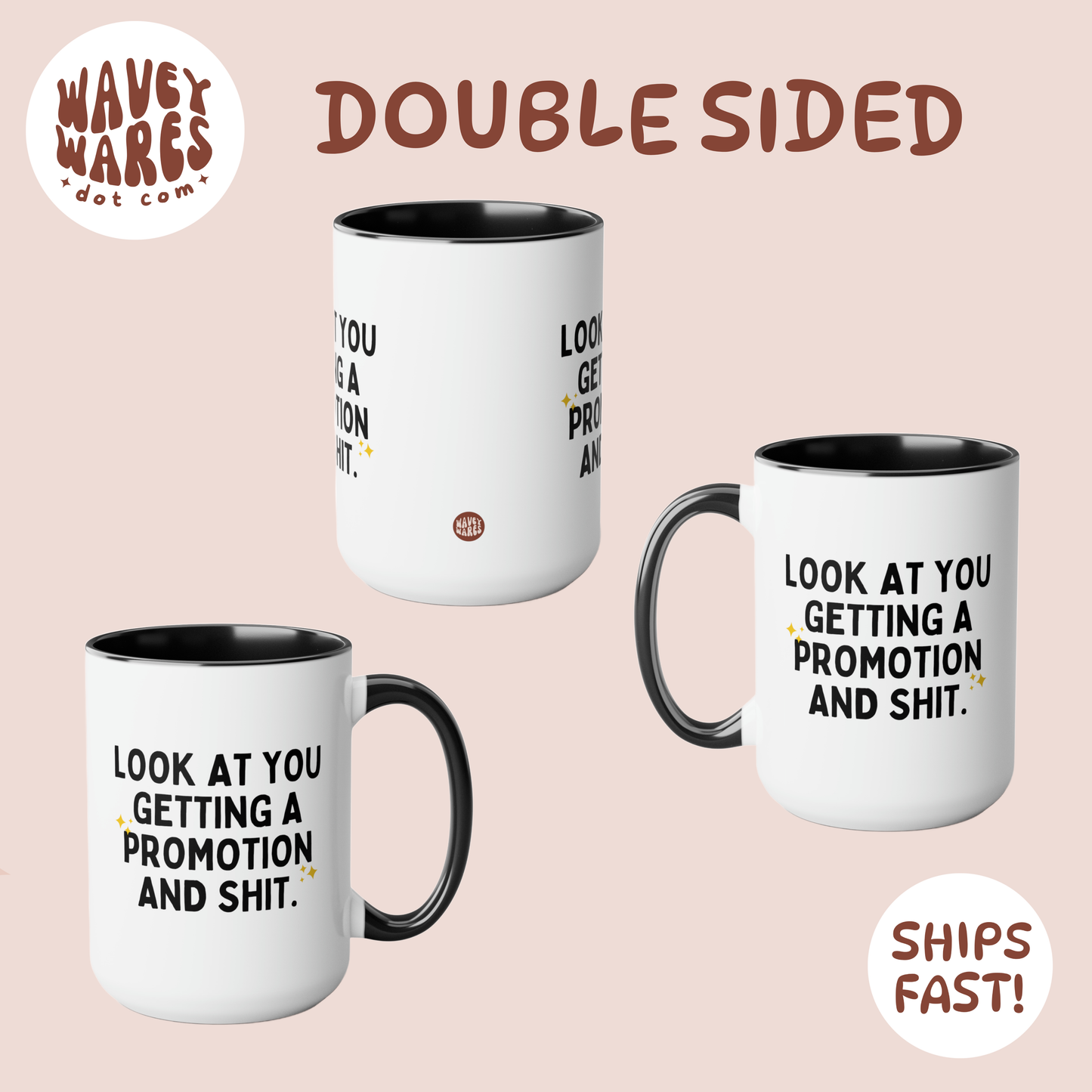 double sided background coffee mug waveywares wavey wares wavywares wavy wares