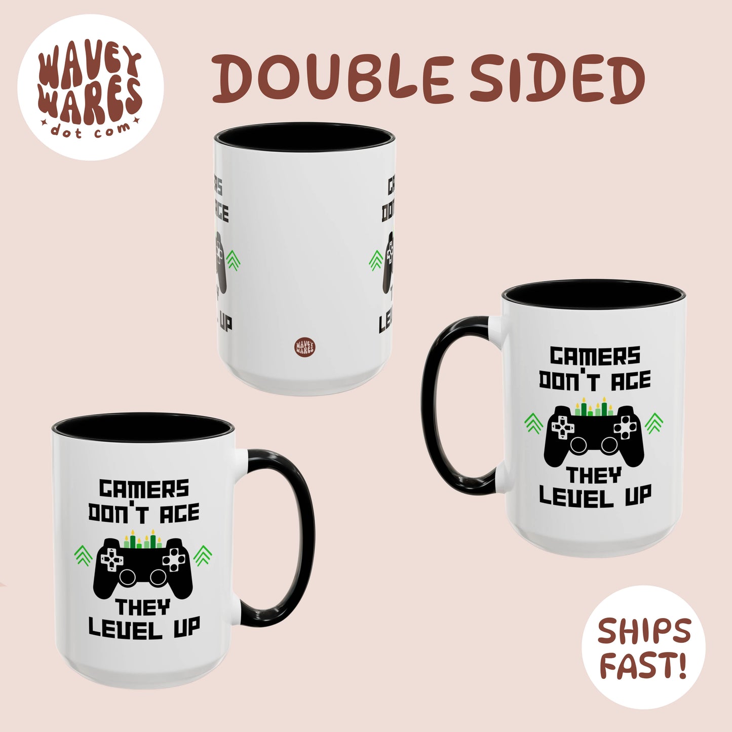 double sided background coffee mug waveywares wavey wares wavywares wavy wares