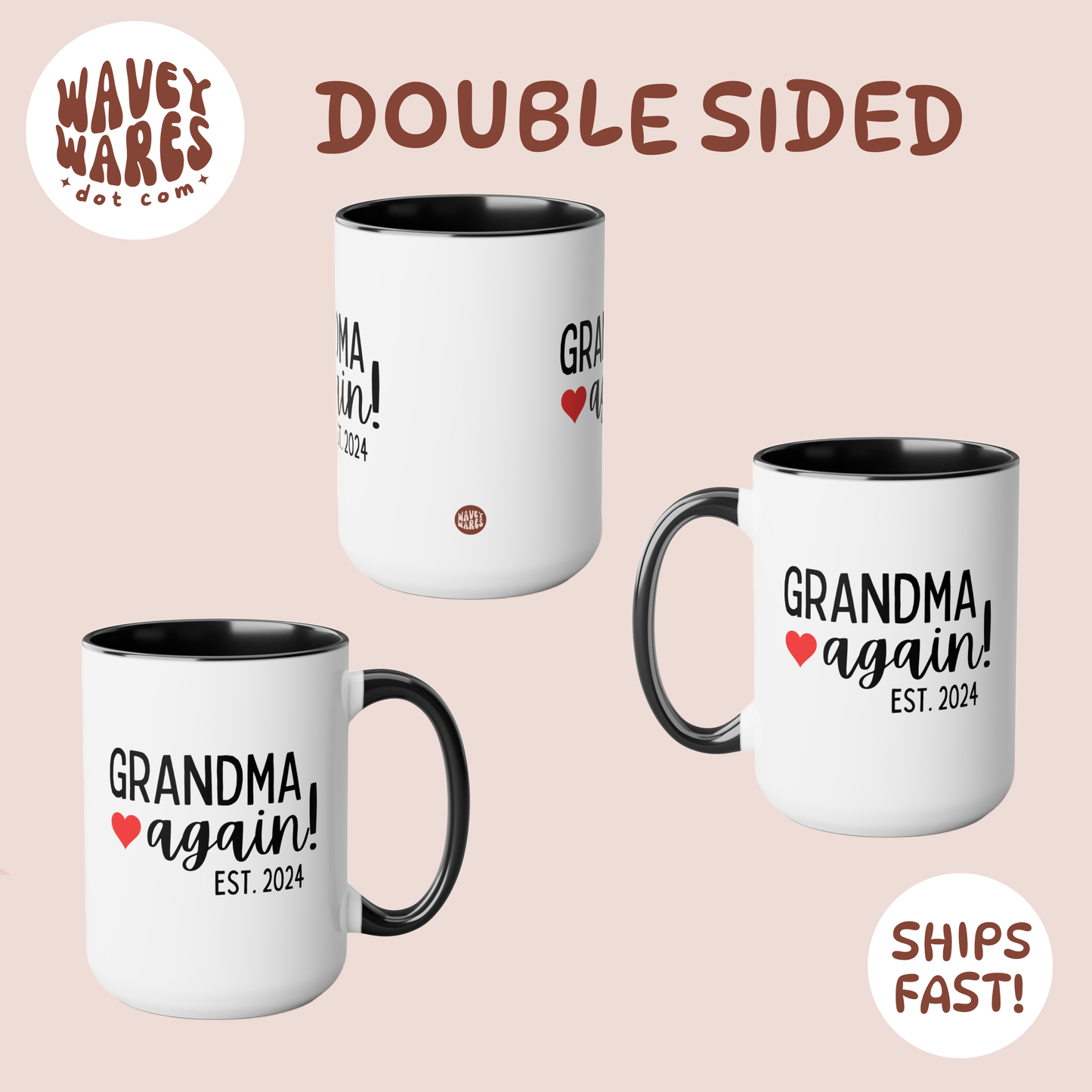 double sided background coffee mug waveywares wavey wares wavywares wavy wares