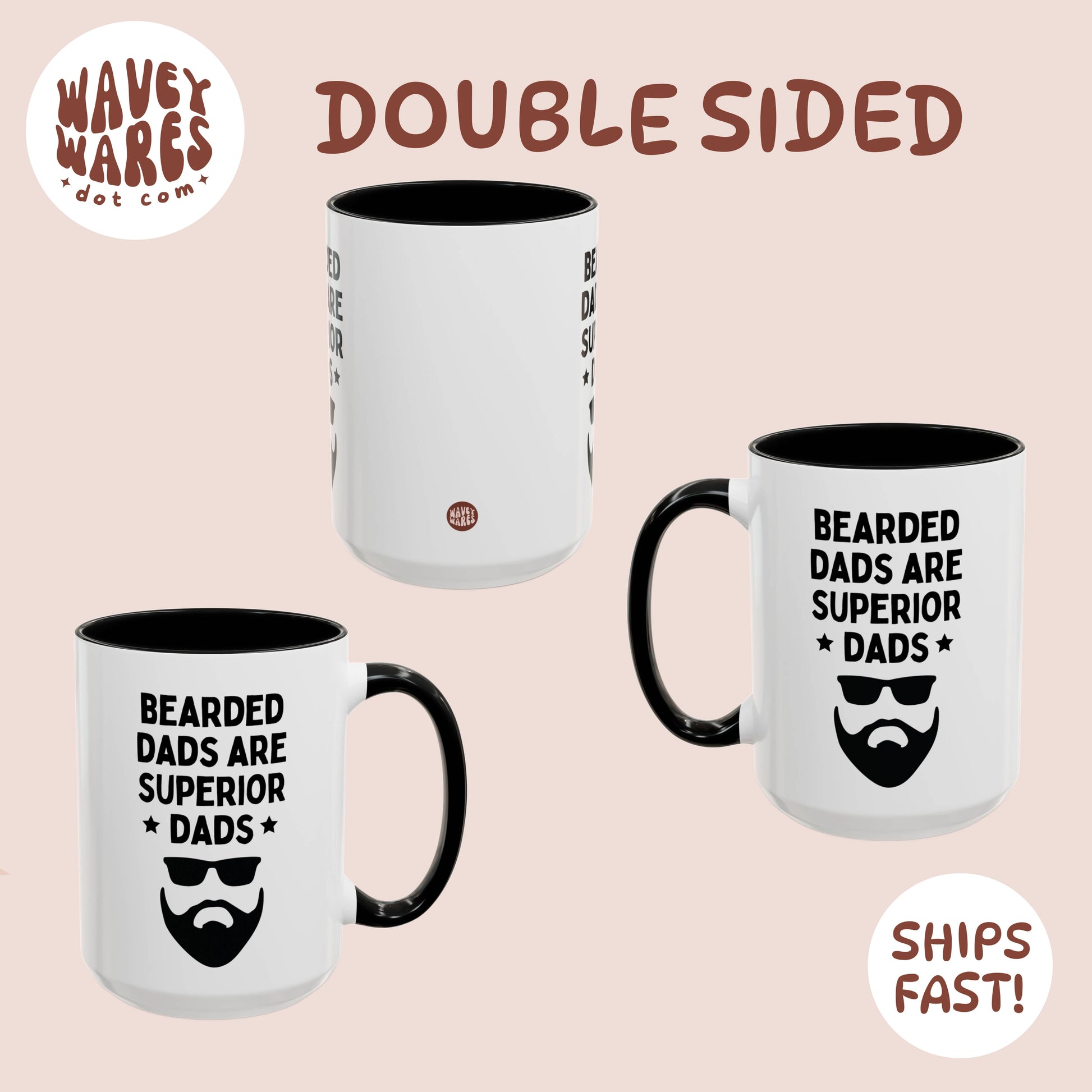 double sided background coffee mug waveywares wavey wares wavywares wavy wares