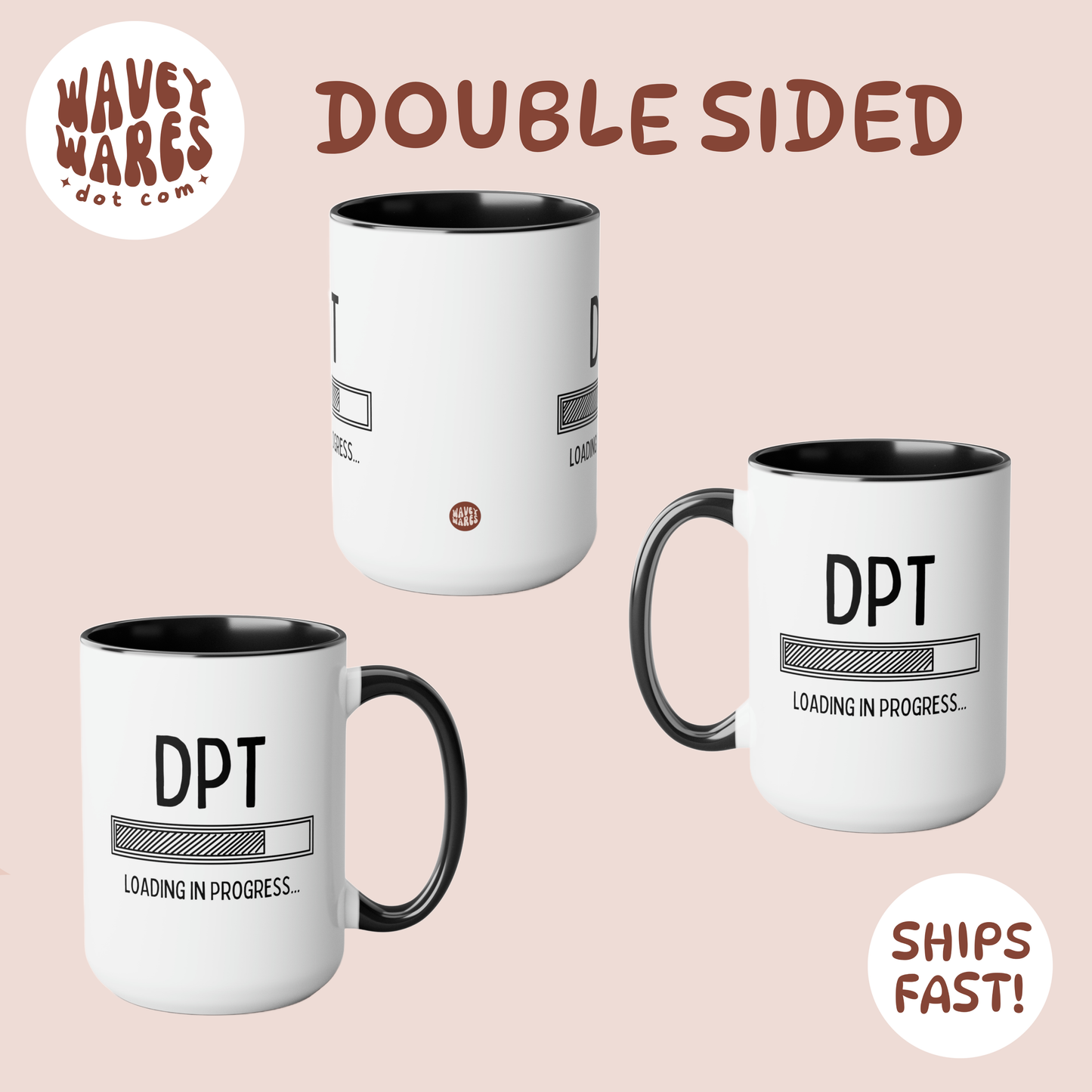 double sided background coffee mug waveywares wavey wares wavywares wavy wares