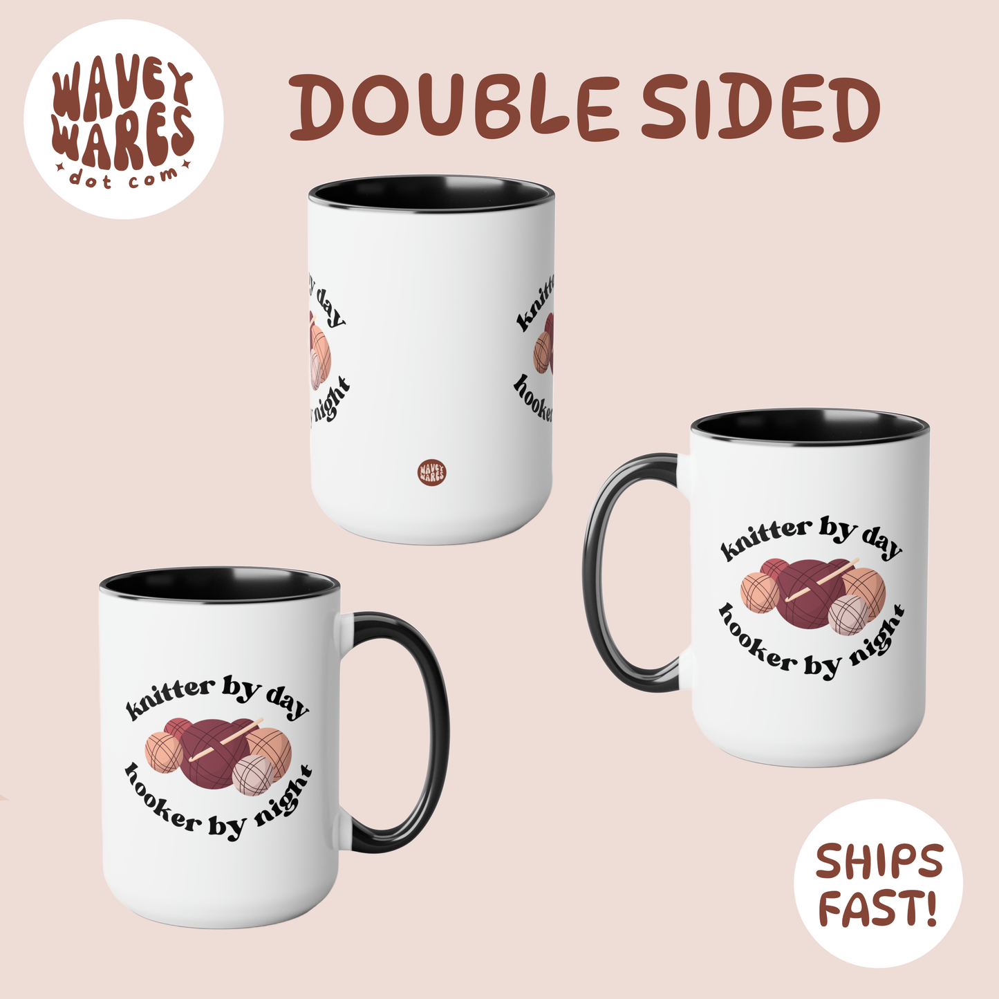 double sided background coffee mug waveywares wavey wares wavywares wavy wares