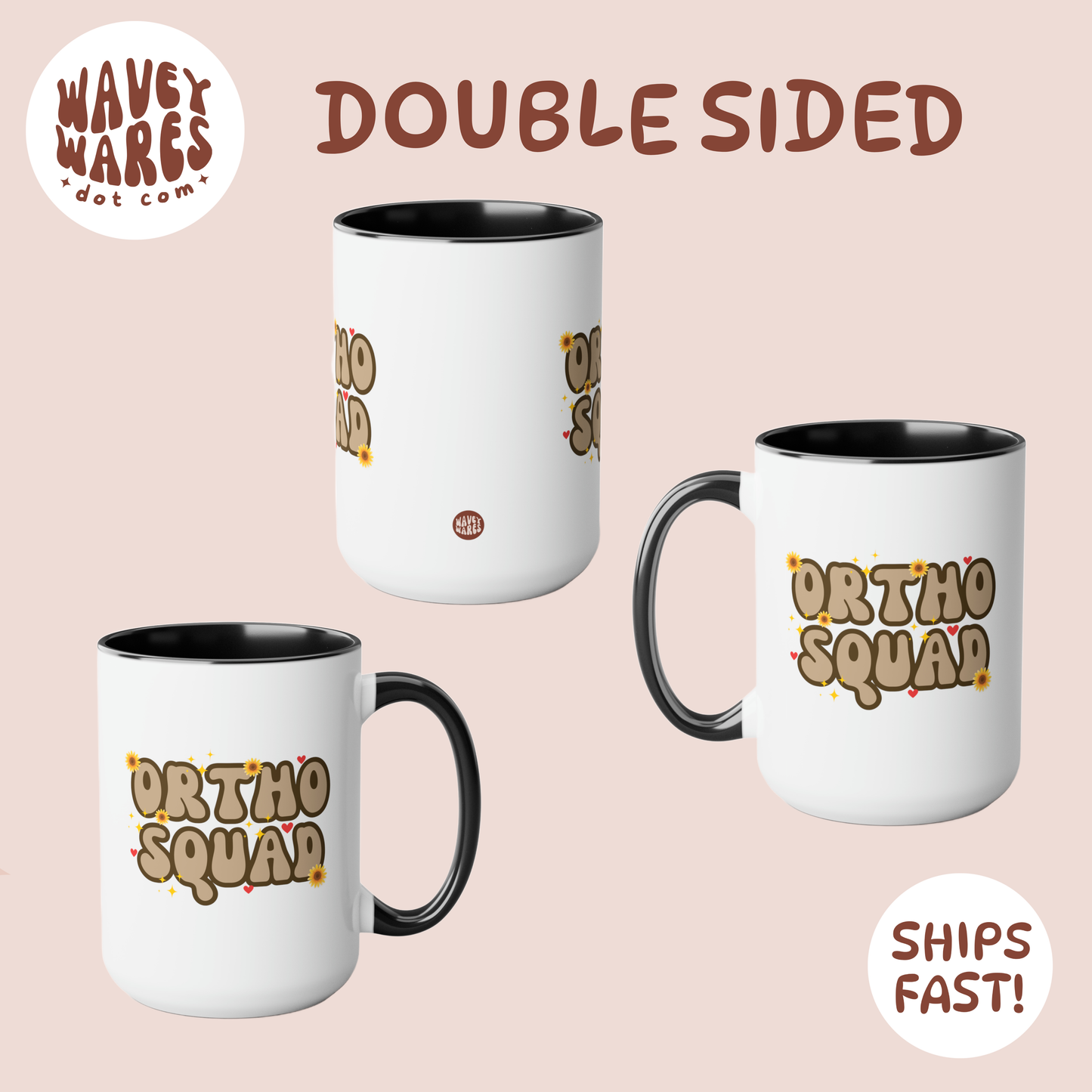 double sided background coffee mug waveywares wavey wares wavywares wavy wares