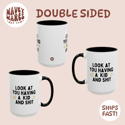 double sided background coffee mug waveywares wavey wares wavywares wavy wares