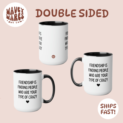 double sided background coffee mug waveywares wavey wares wavywares wavy wares