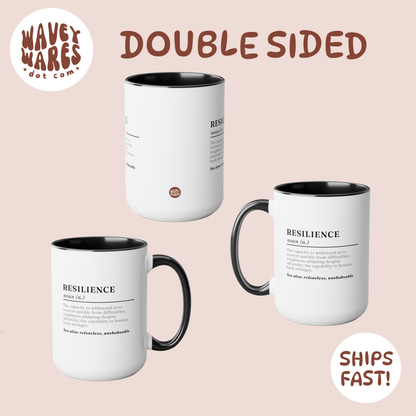 double sided background coffee mug waveywares wavey wares wavywares wavy wares