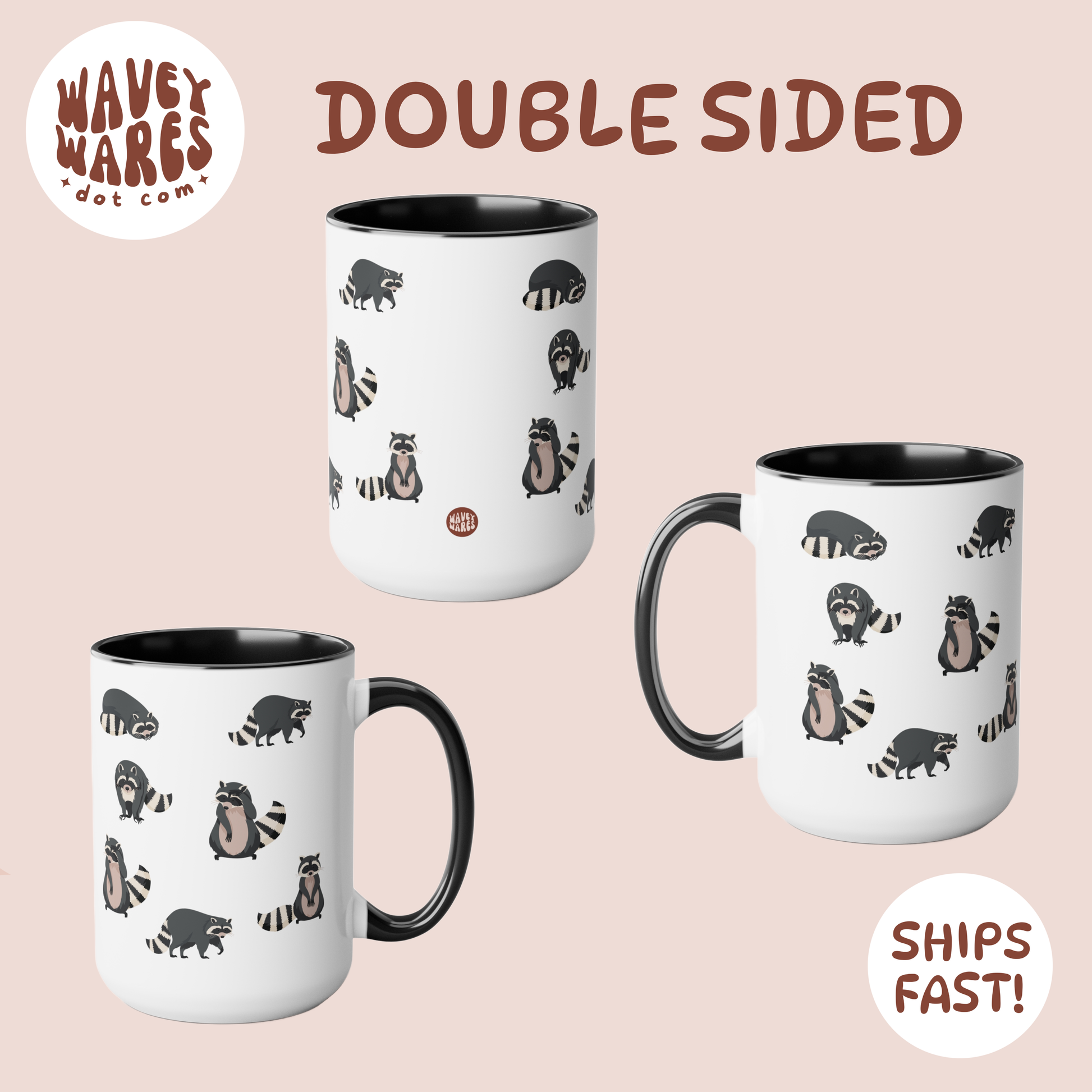 double sided background coffee mug waveywares wavey wares wavywares wavy wares