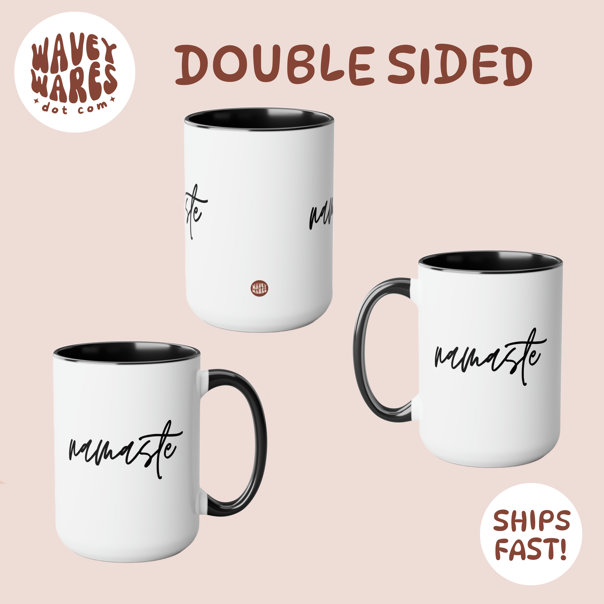 double sided background coffee mug waveywares wavey wares wavywares wavy wares