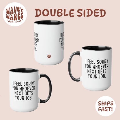 double sided background coffee mug waveywares wavey wares wavywares wavy wares