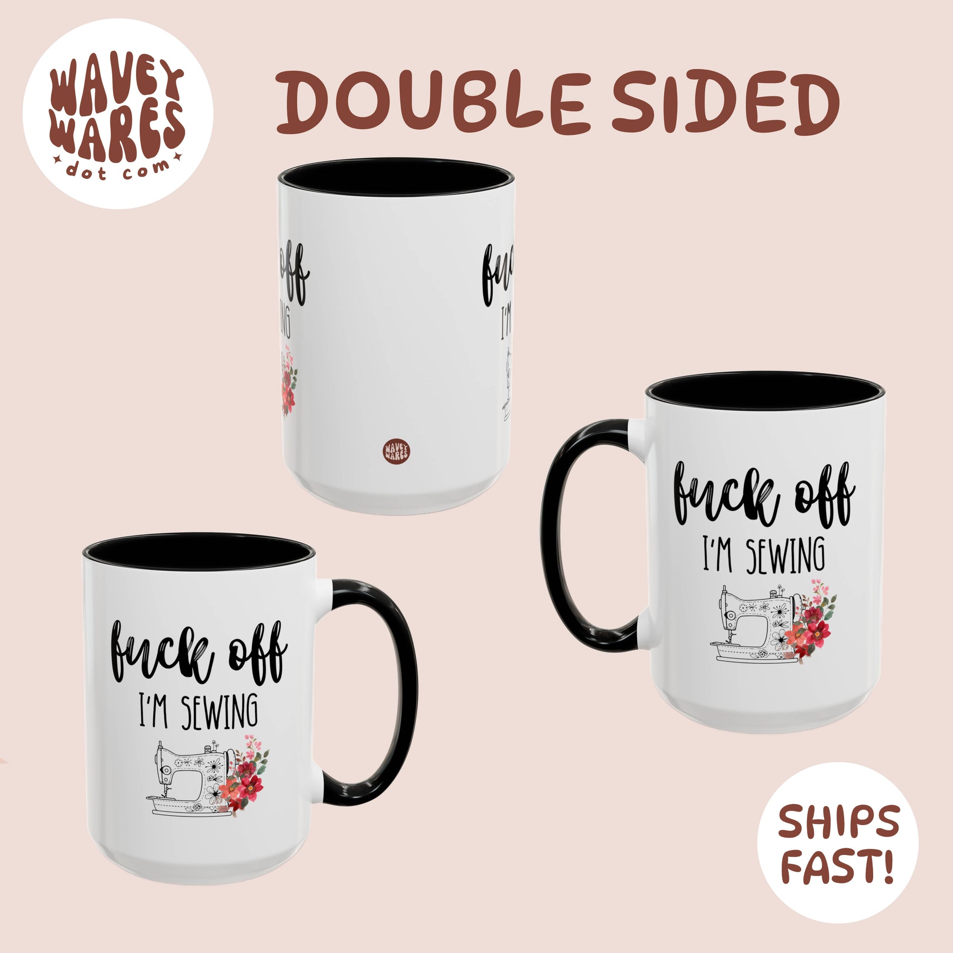 double sided background coffee mug waveywares wavey wares wavywares wavy wares