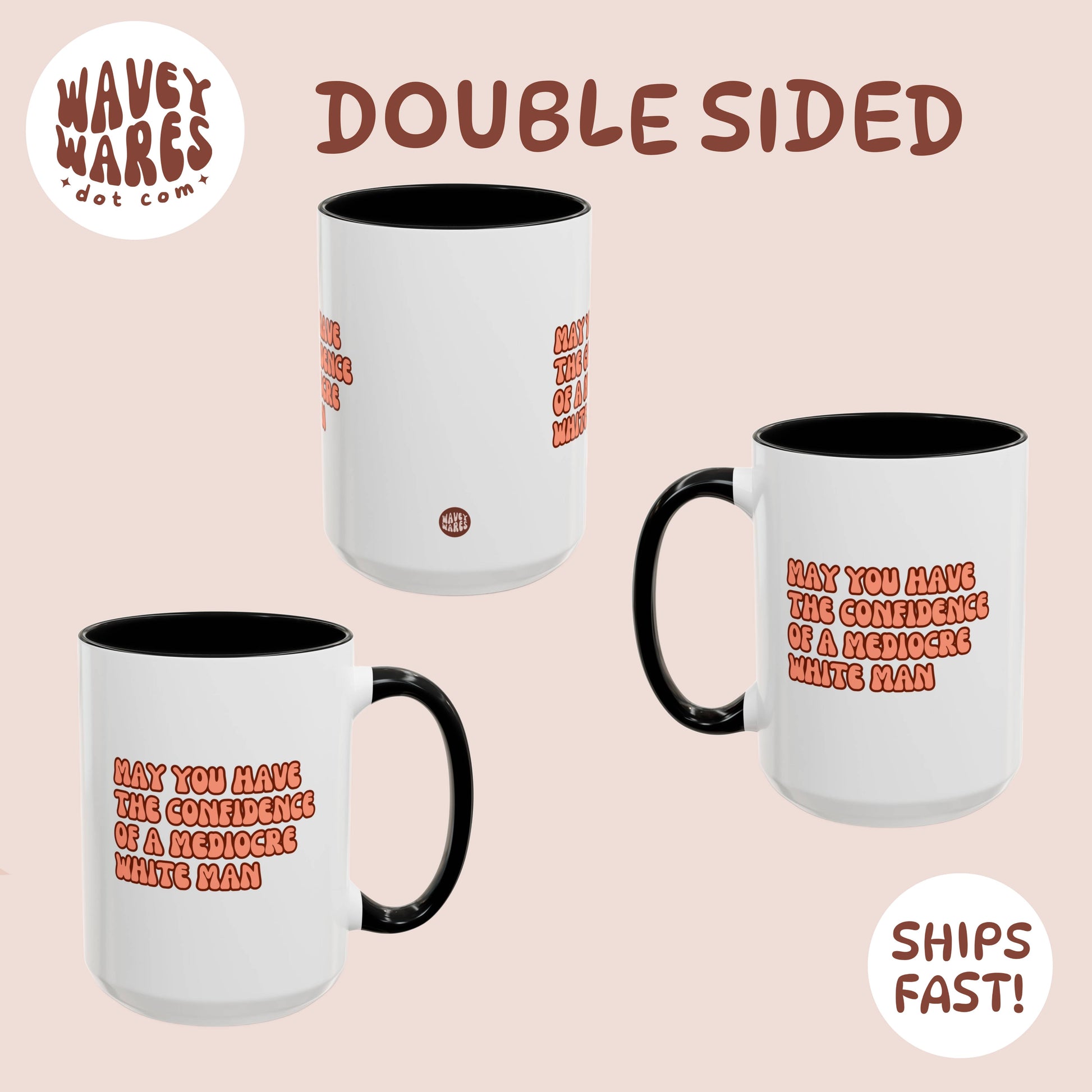 double sided background coffee mug waveywares wavey wares wavywares wavy wares