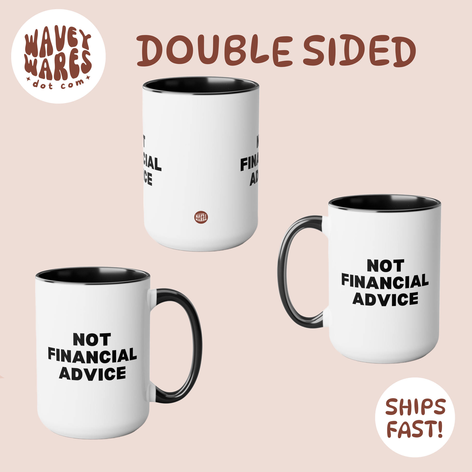 double sided background coffee mug waveywares wavey wares wavywares wavy wares