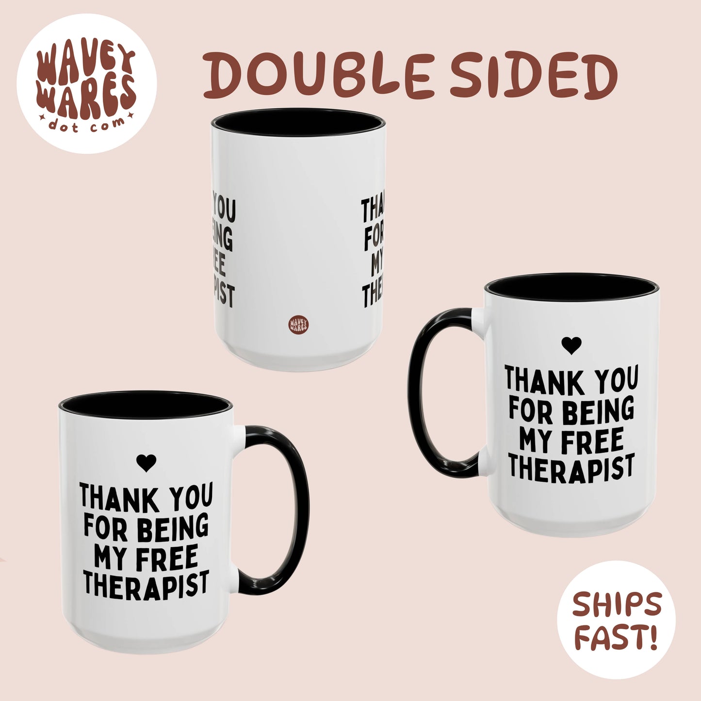 double sided background coffee mug waveywares wavey wares wavywares wavy wares