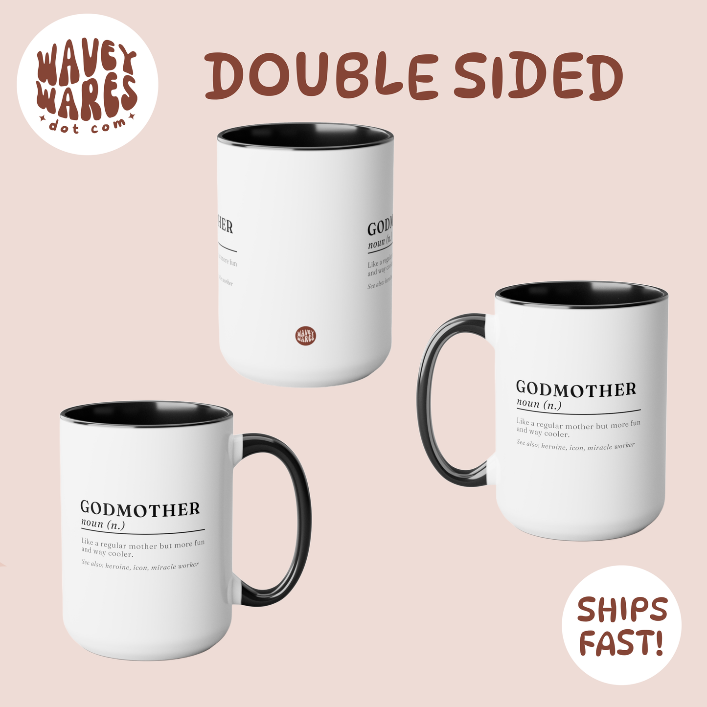 double sided background coffee mug waveywares wavey wares wavywares wavy wares