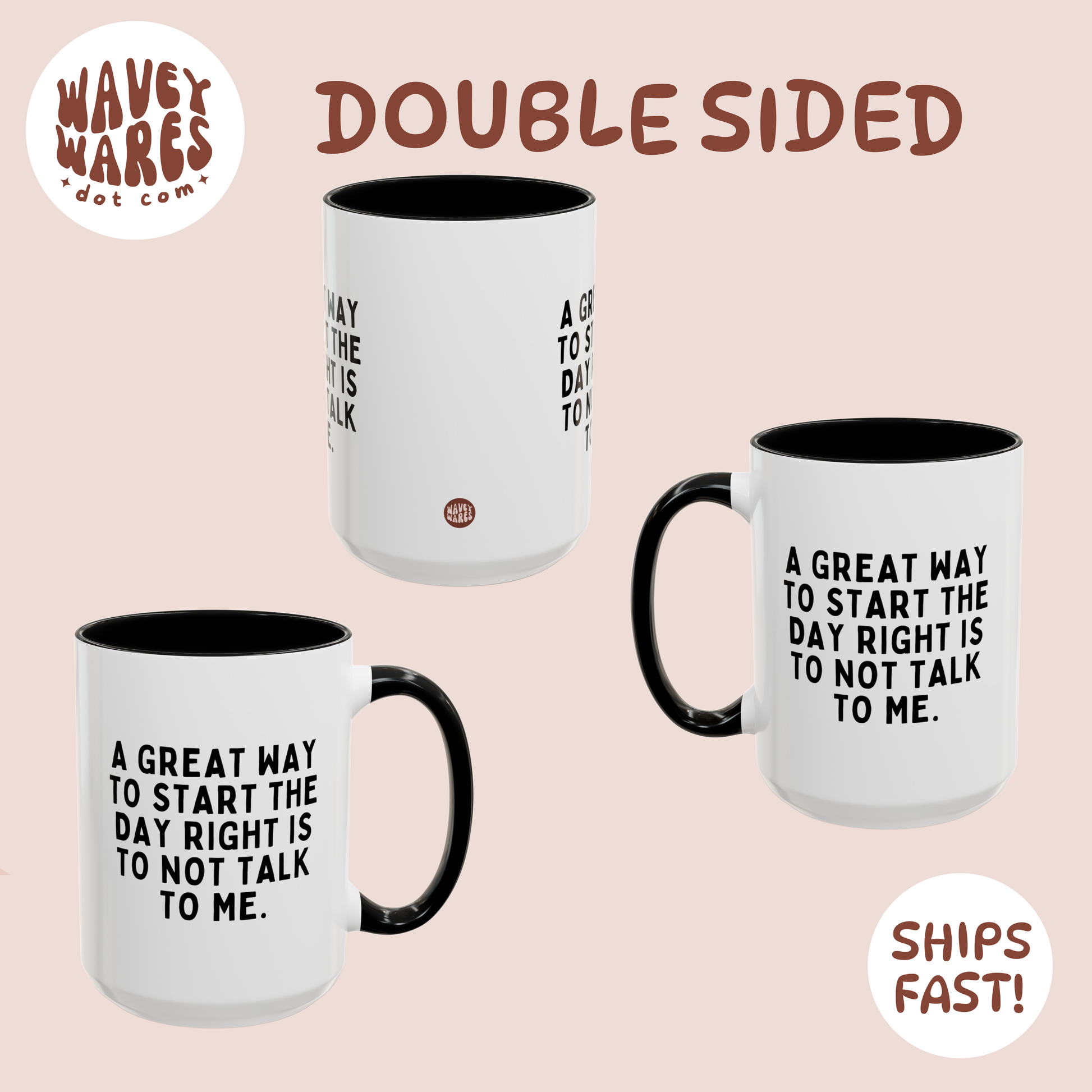 double sided background coffee mug waveywares wavey wares wavywares wavy wares