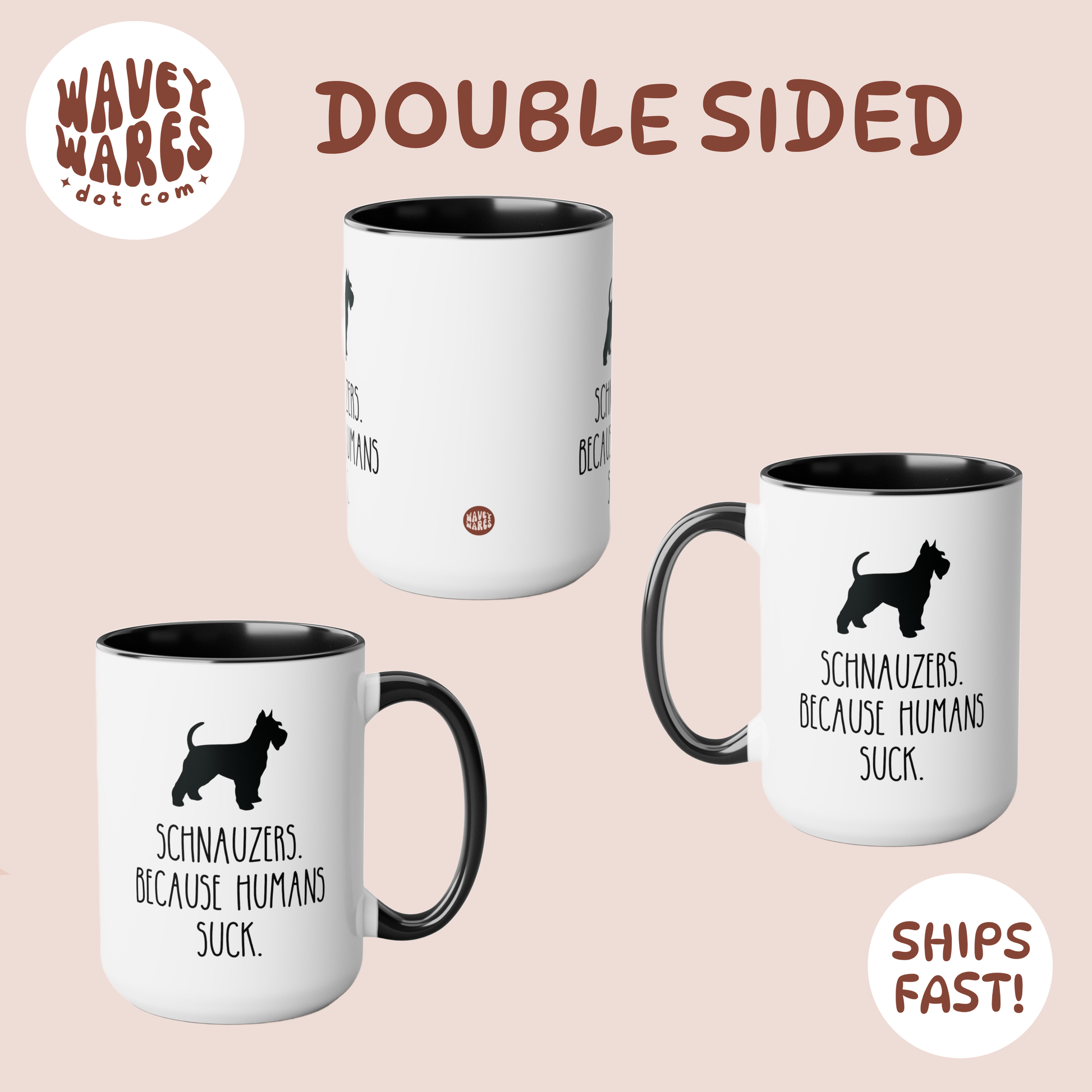 double sided background coffee mug waveywares wavey wares wavywares wavy wares