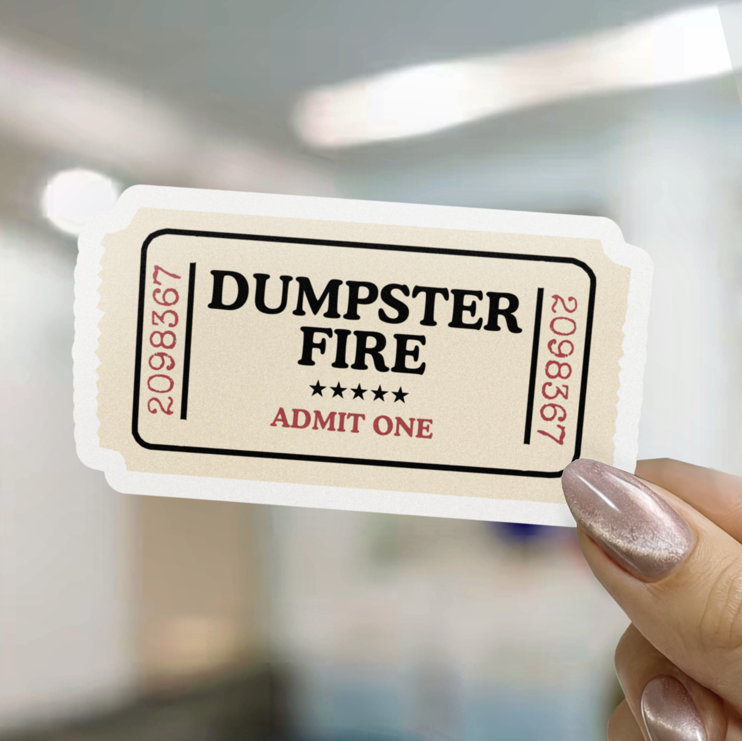 Dumpster Fire Survival Pack 14 Stickers