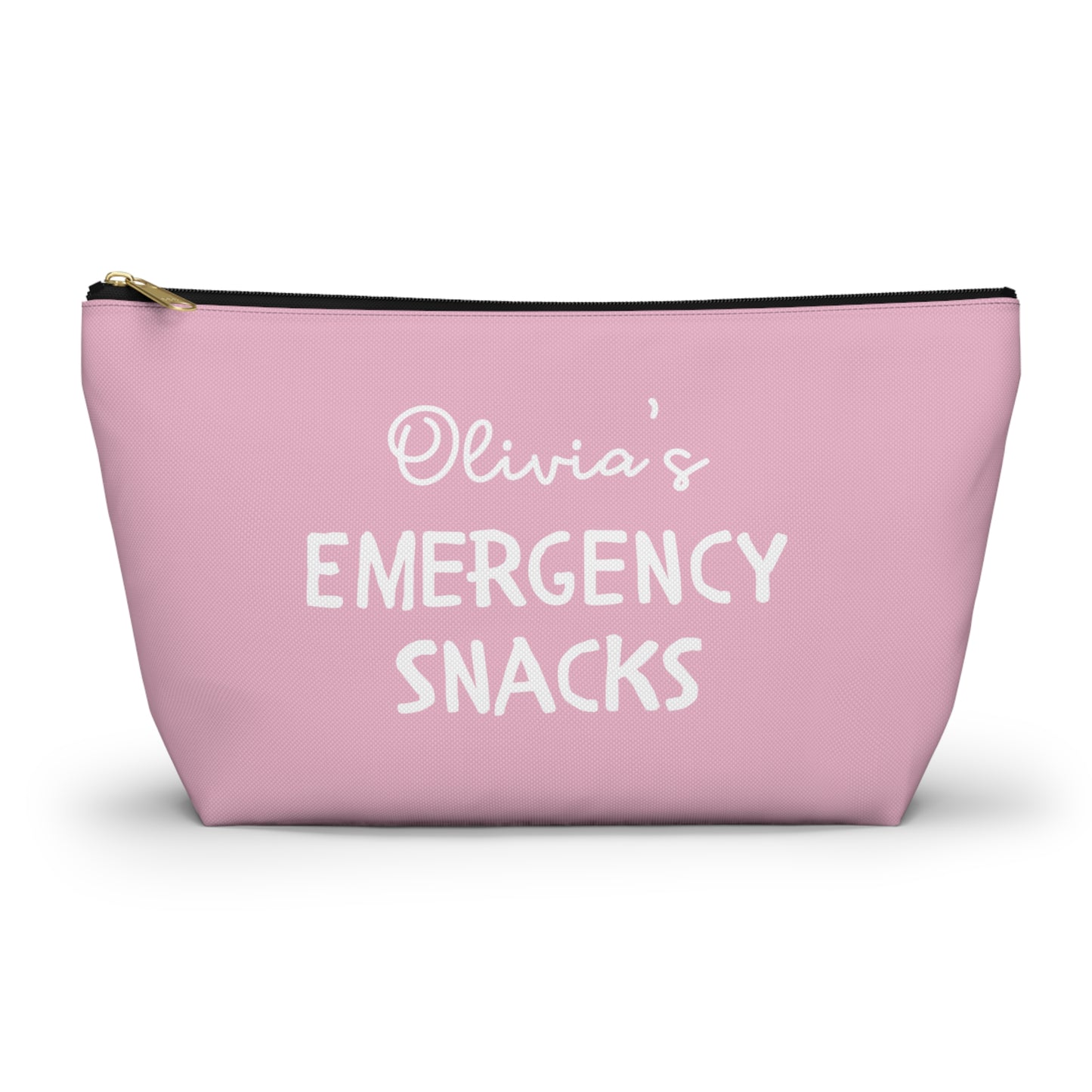 Personalized Emergency Snacks Funny Zip Bag
