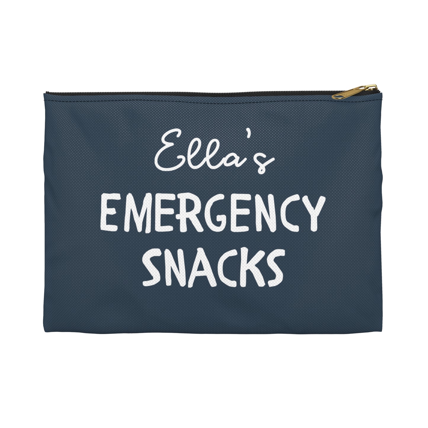 Personalized Emergency Snacks Funny Zip Bag