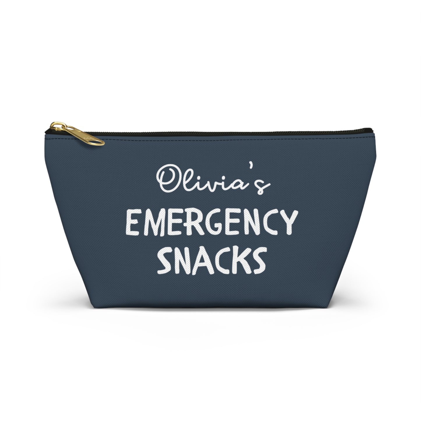Personalized Emergency Snacks Funny Zip Bag