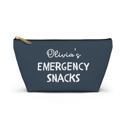 Personalized Emergency Snacks Funny Zip Bag