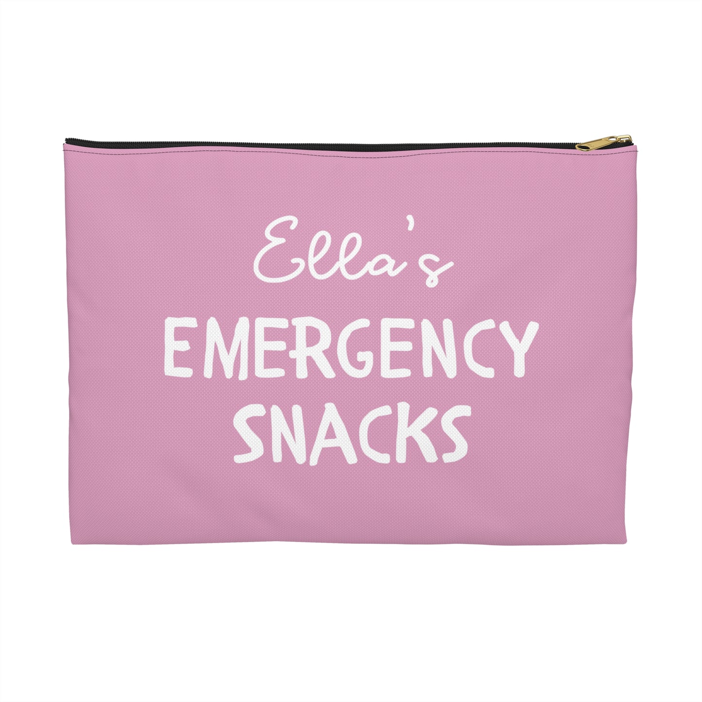Personalized Emergency Snacks Funny Zip Bag
