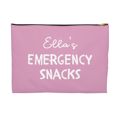 Personalized Emergency Snacks Funny Zip Bag