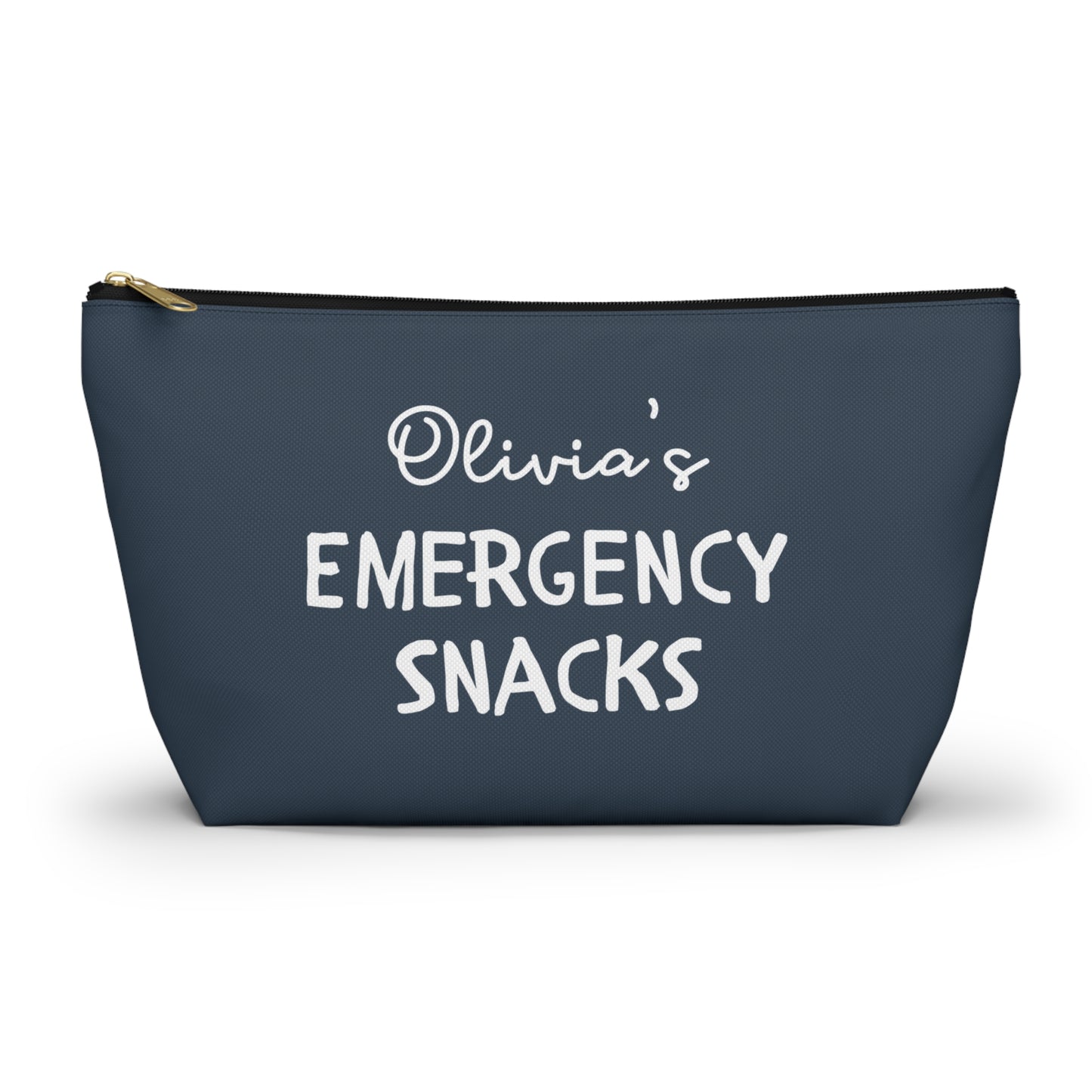 Personalized Emergency Snacks Funny Zip Bag
